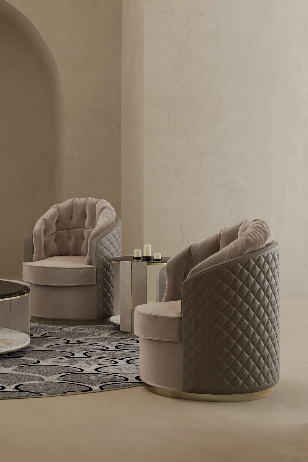 Кресло айналмалы Luxe - 8