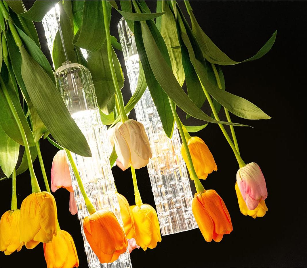 Tulip кіші дөңгелек люстрасы