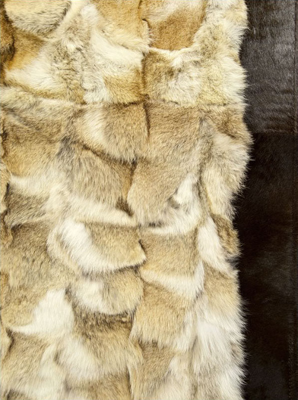 Ковер меховой Wolf Yellow 820 | Размер: 210 x 210 см