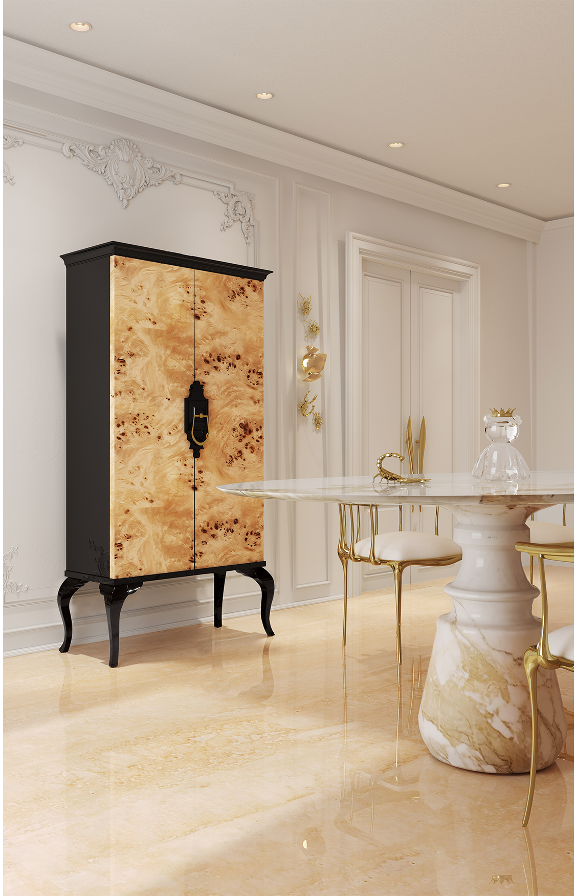 Шкаф Louvre Poplar