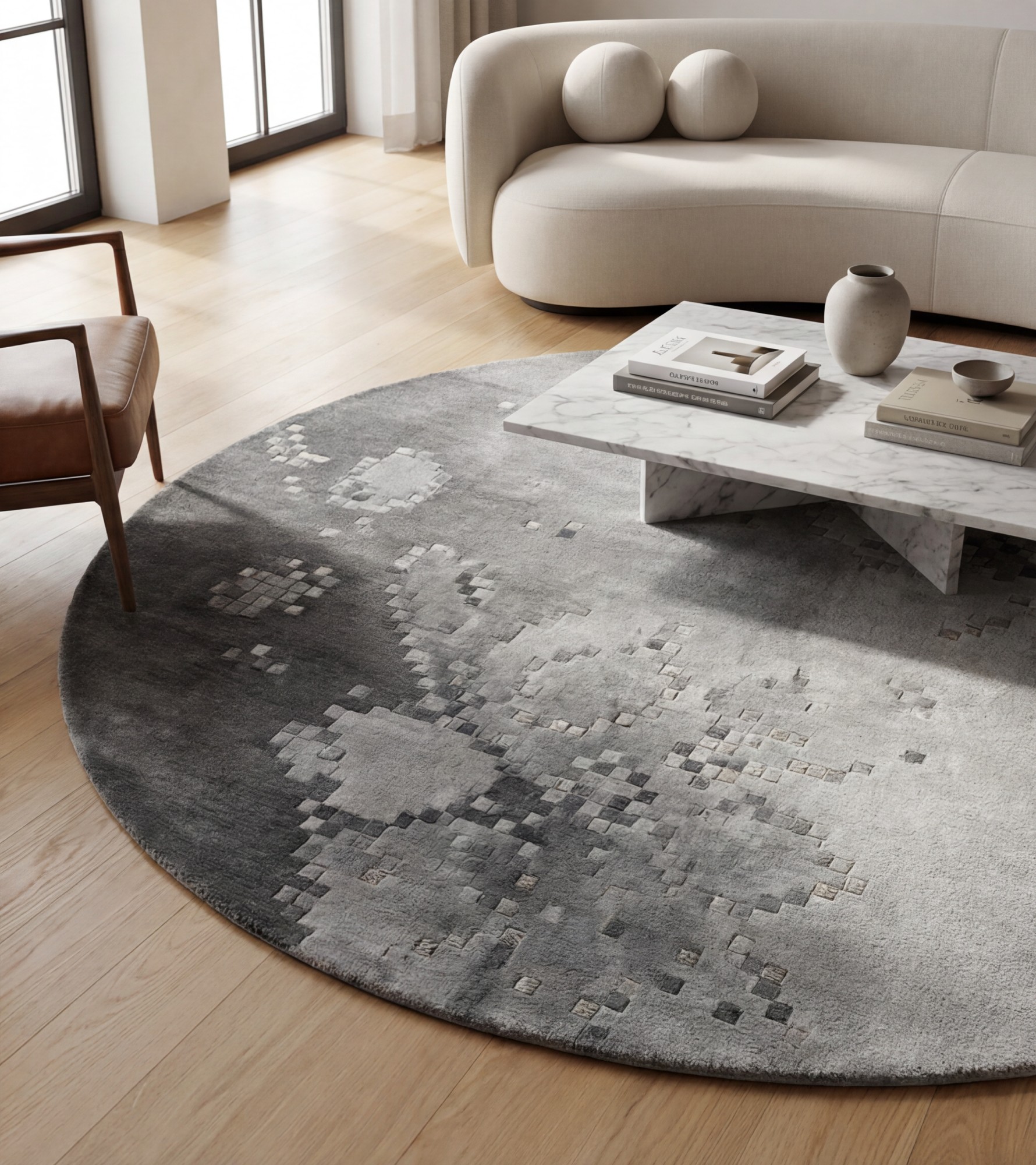 Эксклюзивті қолмен тоқылған кілем Stone Patina