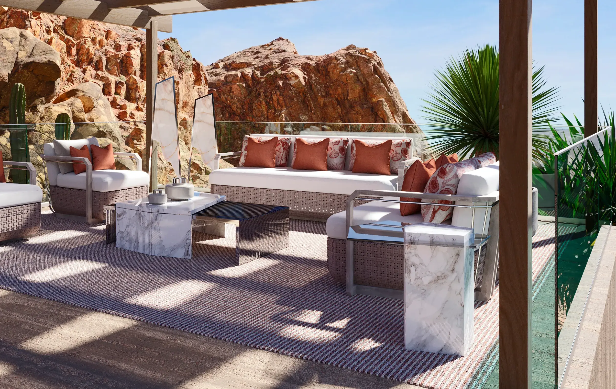 Диван Heritage деревянный