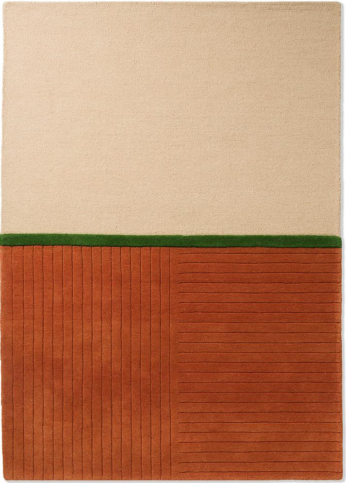 Ковер дизайнерский ручной работы Decor Rhythm Tangerine | Размер: 140 x 200 см