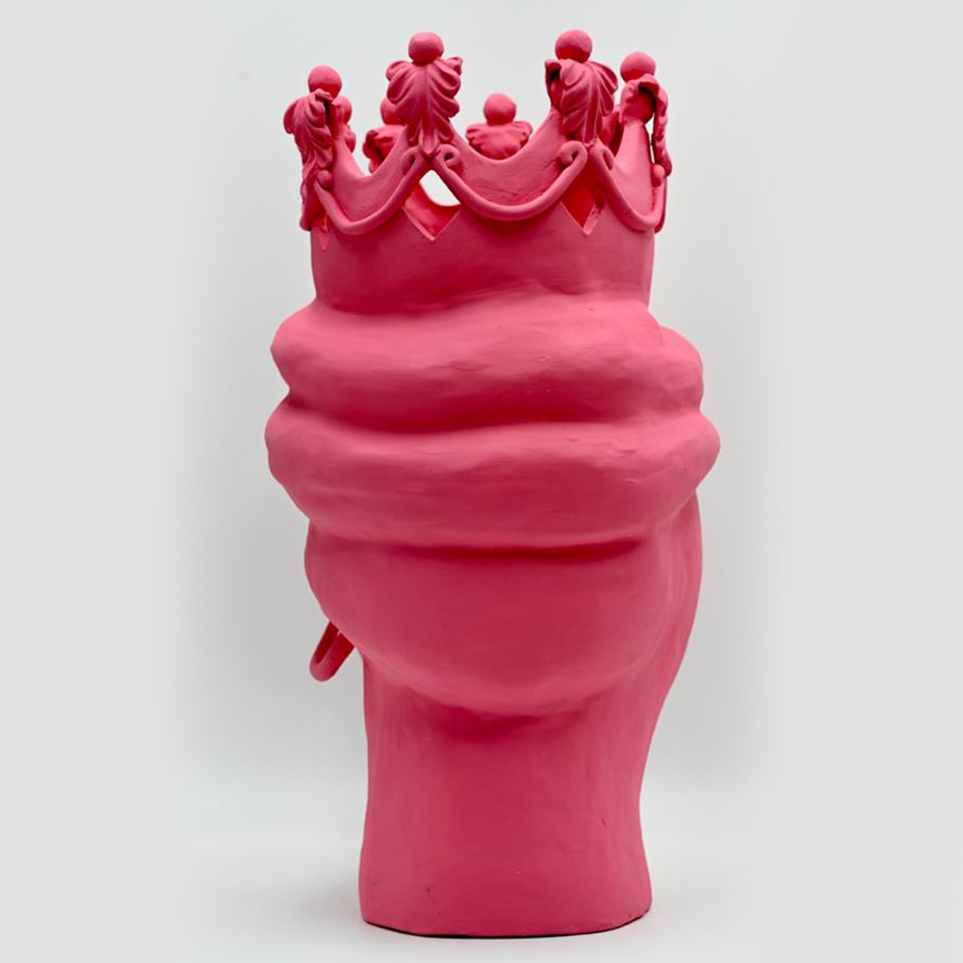 Скульптура розовая Moor's Head