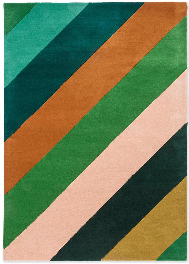 Ковер Sherbet Stripe Emerald/Amber | Размер: 170 x 240 см
