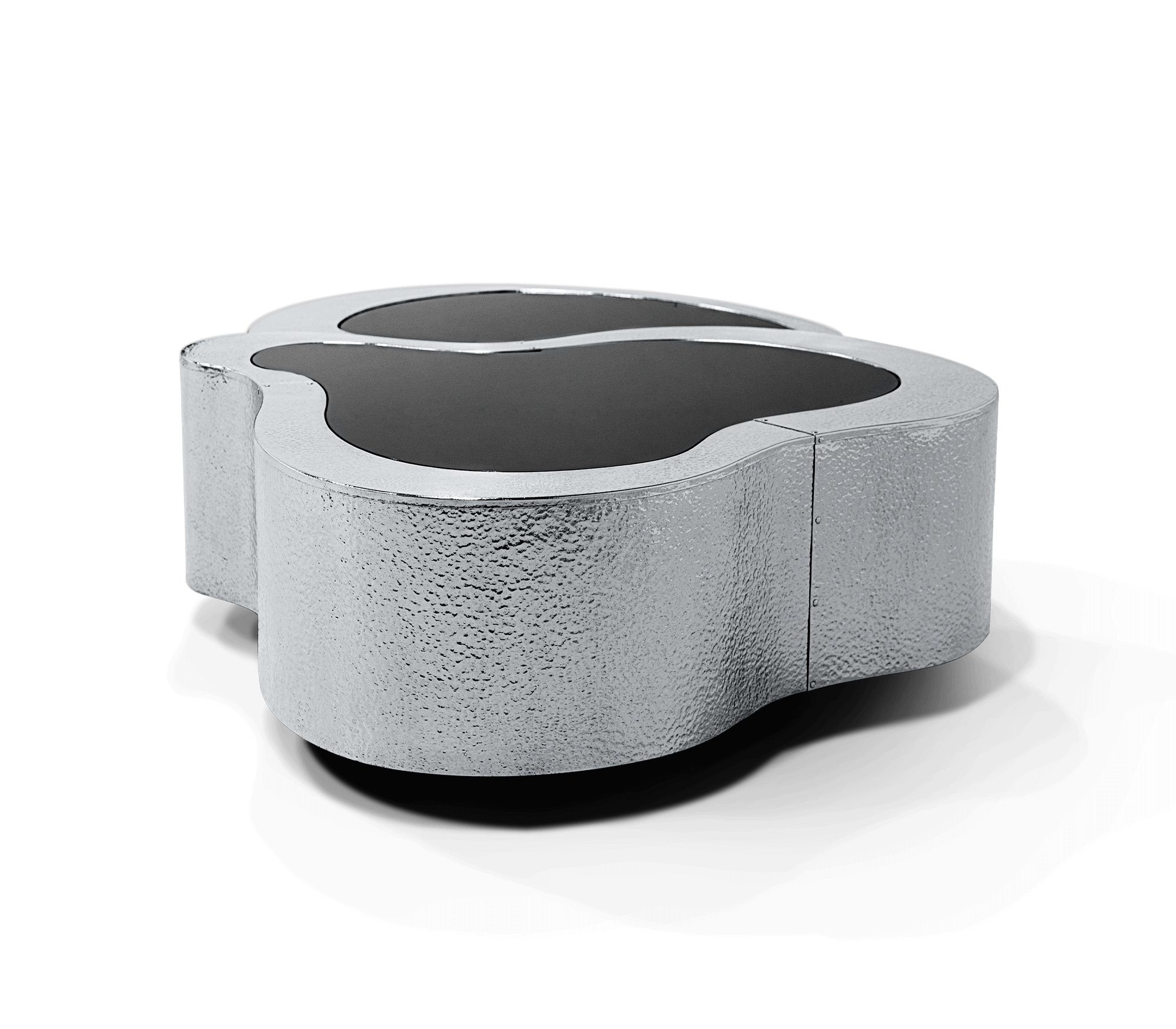 Набор журнальных столов Crest Hammered Stainless Steel