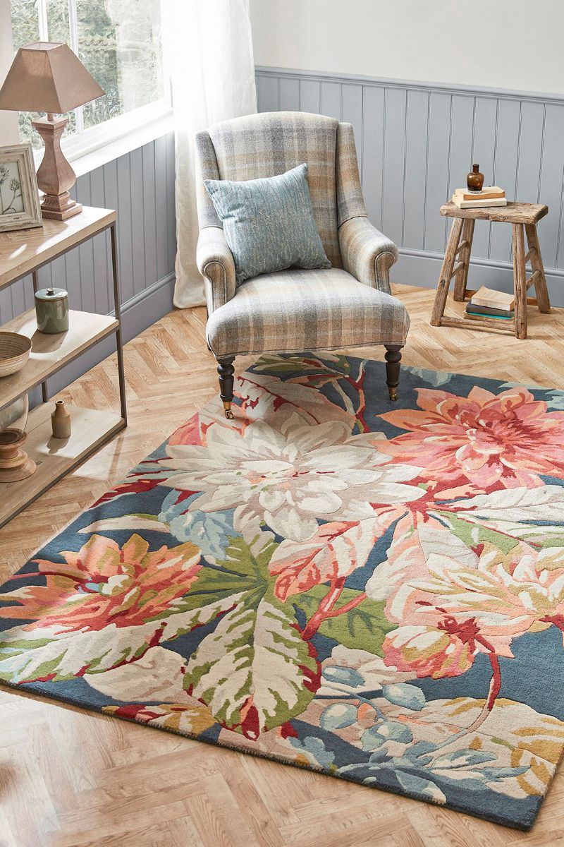 Ковер Dahlia and Rosehip Teal 50608 | Размер: 170 x 240 см