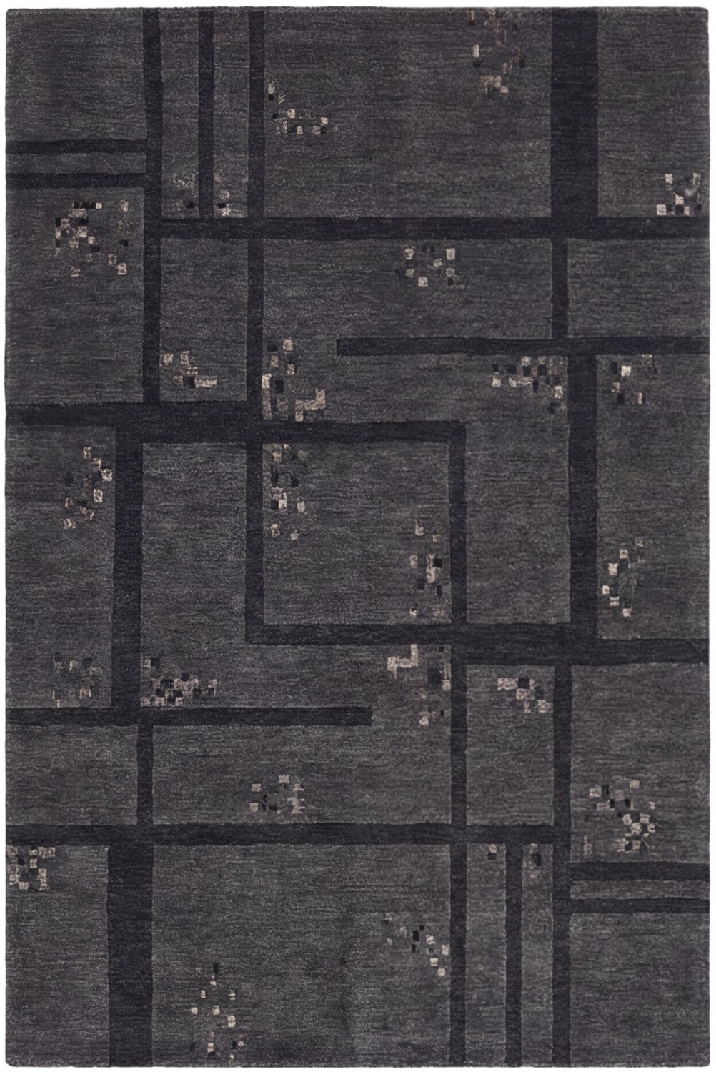 Эксклюзивный ковер ручной работы Basalt Grid