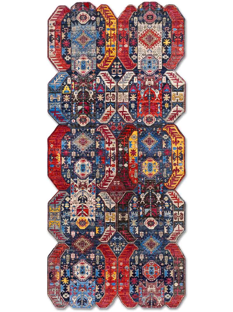 Роскошный кілем Multishape қолмен жасалған