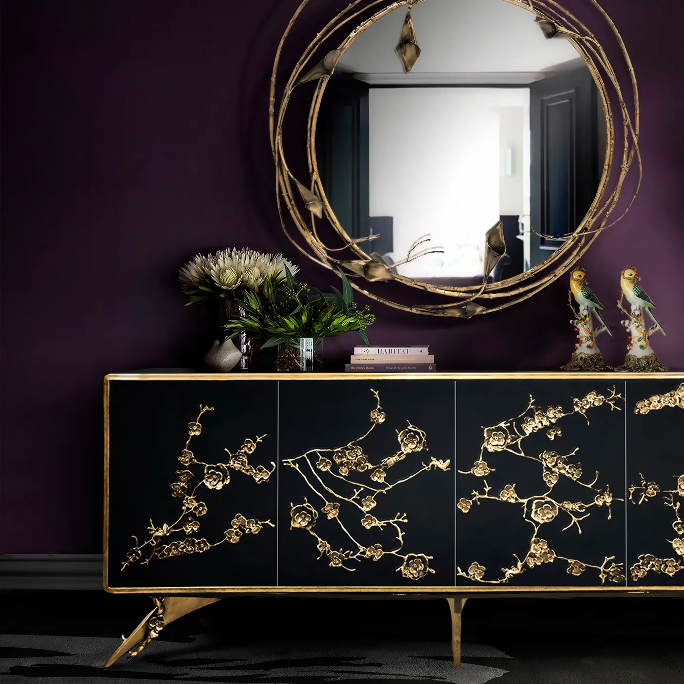 Шкаф с лаковой отделкой Mirage