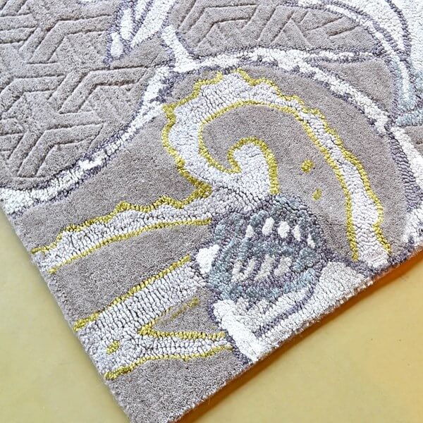 Кілем Fable Floral Grey 37504 | Өлшемі: 250 x 350 см