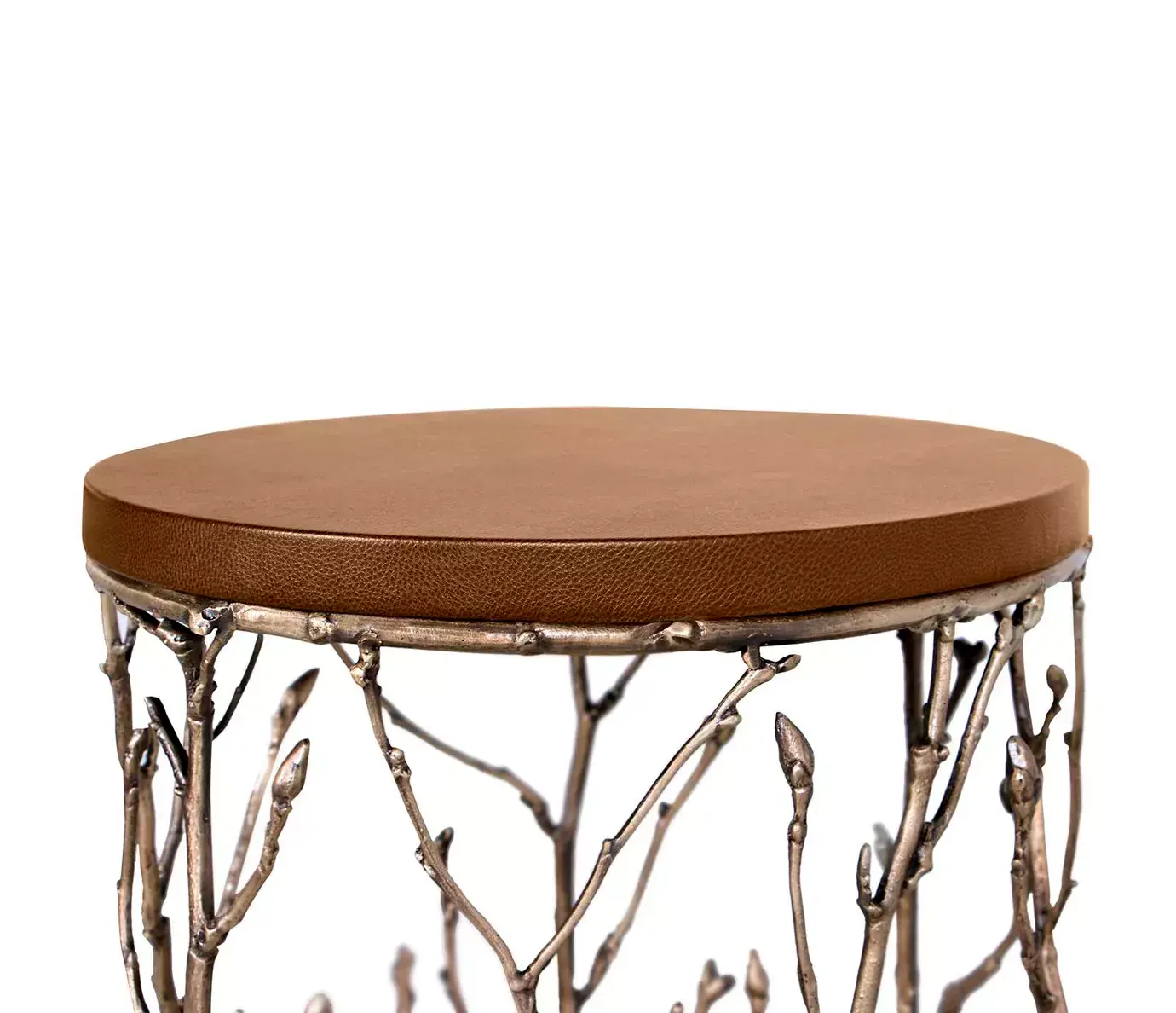 Приставной стол из искусственной кожи Elowen