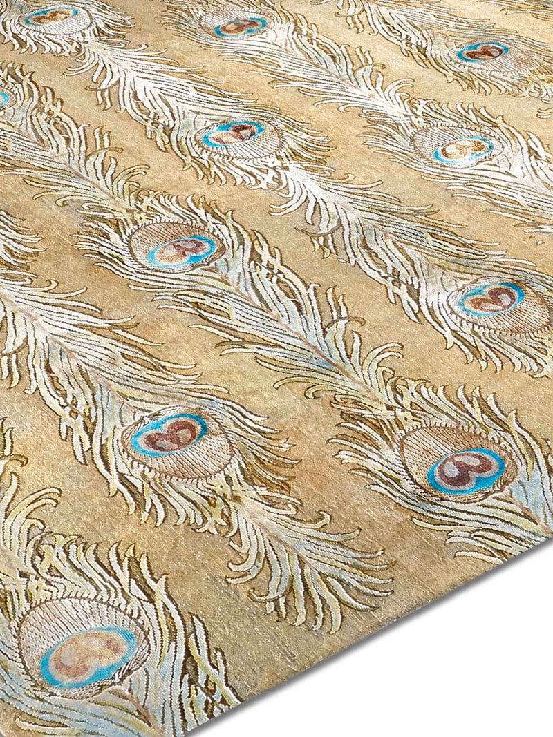 Роскошный ковер ручной работы Feathers Lane