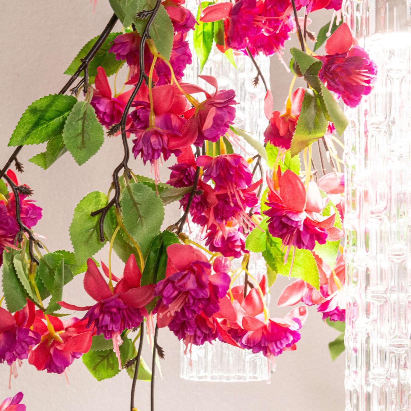 Маленькая люстра Pink Cascade