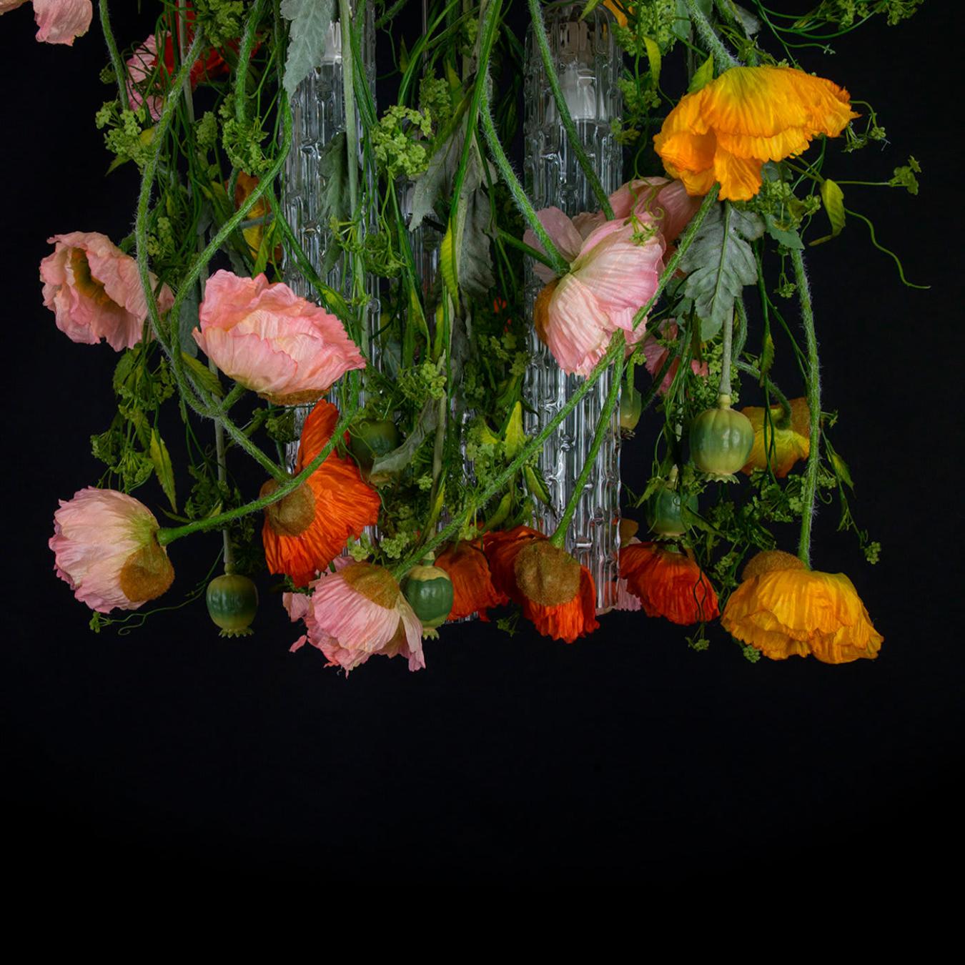Круглая люстра Poppy