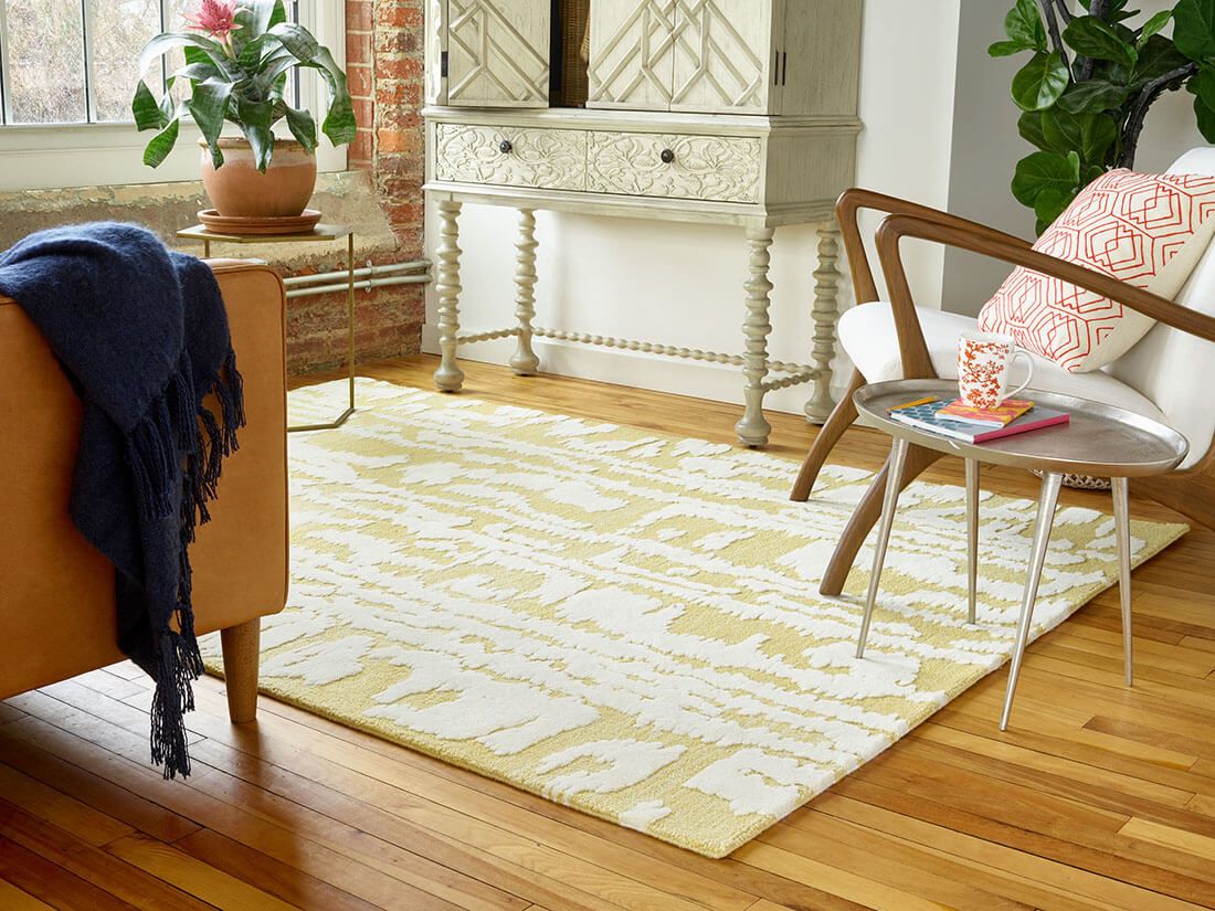 Ковер Waterwave Stripe Citron 39906 | Размер: 250 x 350 см