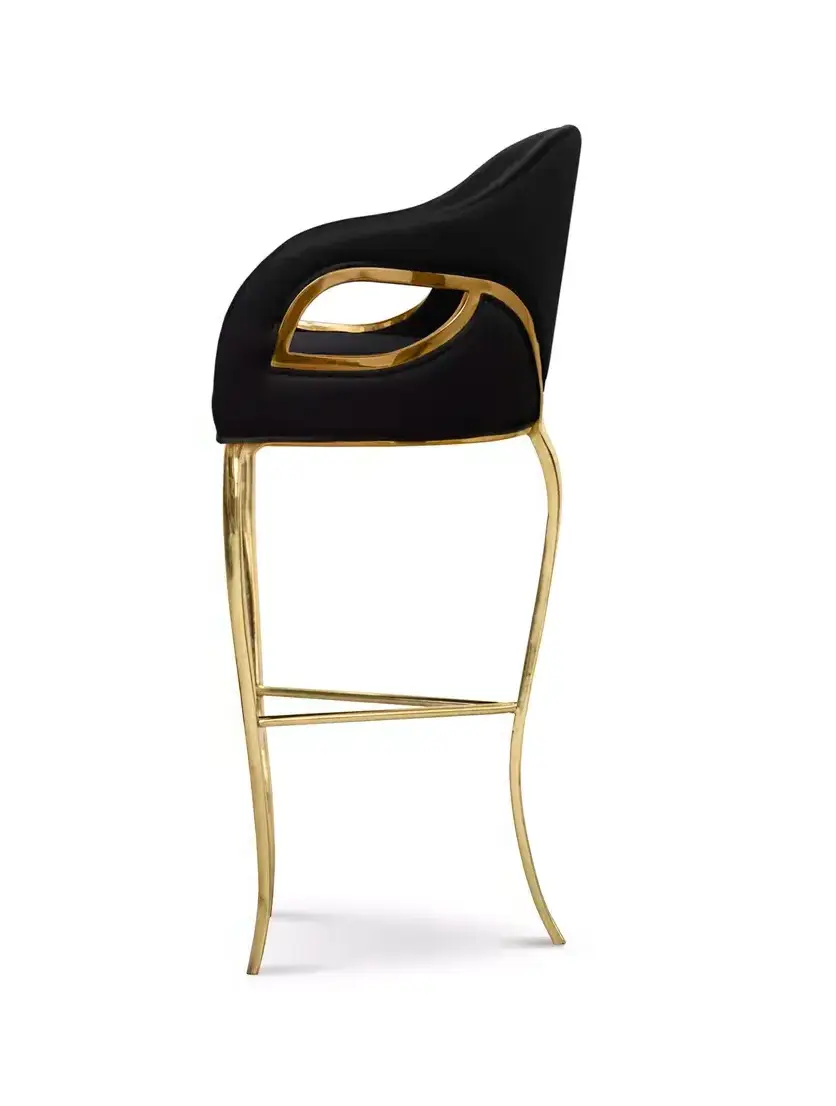 Барный стул с высокой спинкой Lyra