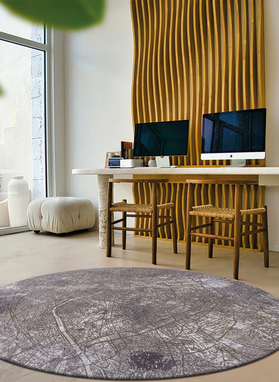 Домалақ кілем Space Trip 9322 | Өлшемі: Ø 240 см Домалақ кілем Space Trip 9322 | Өлшемі: Ø 240 см