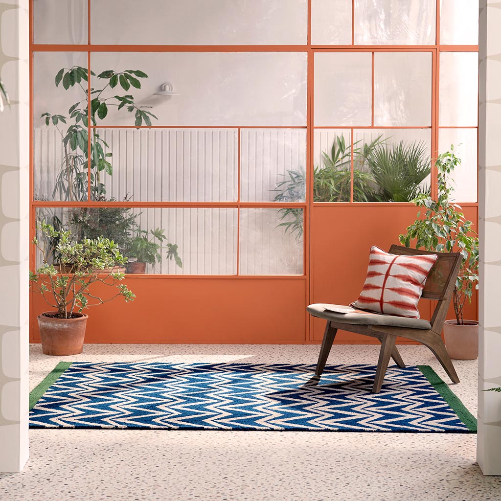 Ковер уличный Dhurrie Blue | Размер: 200 x 280 см