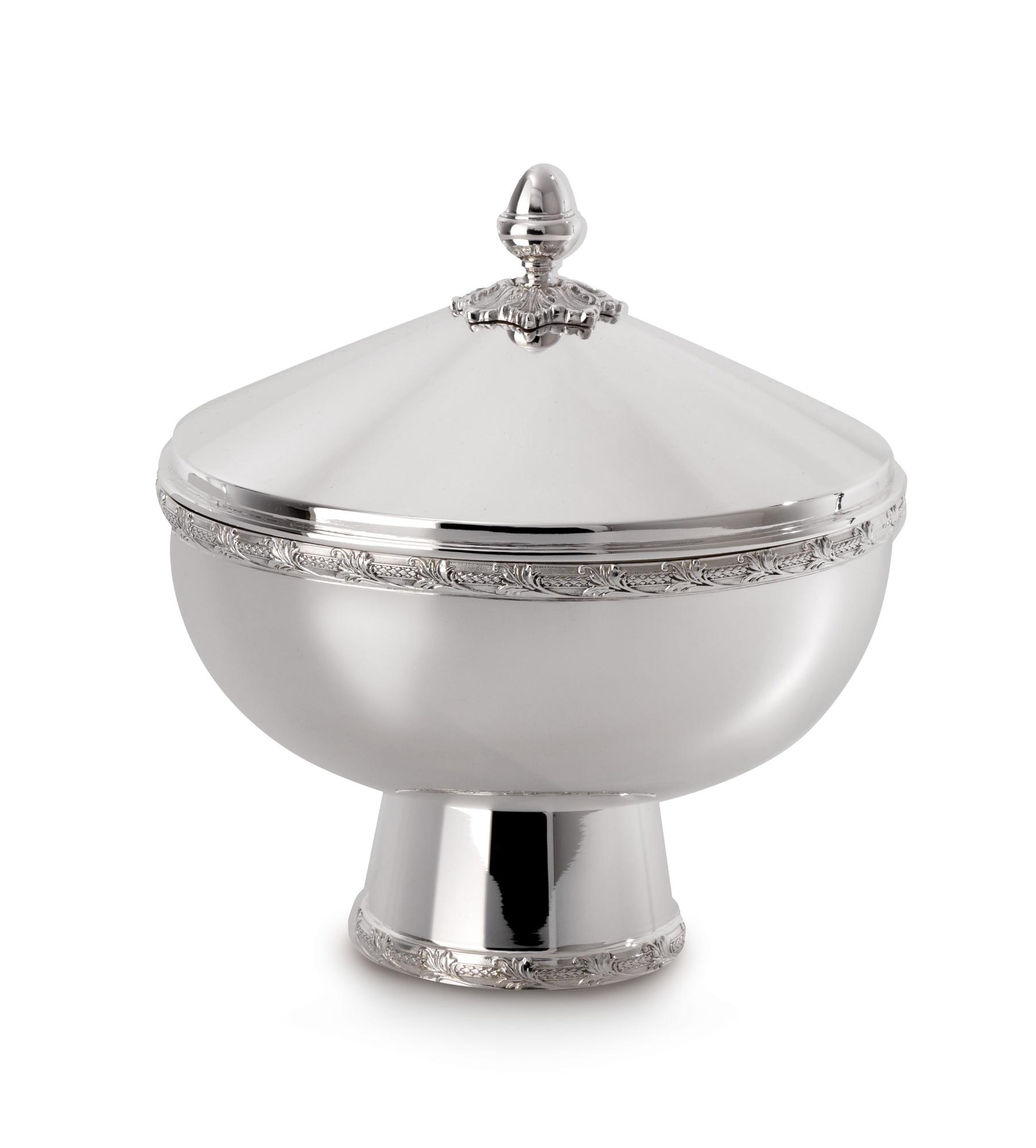 Миска круглая с крышкой Royal Silver Round Bowl