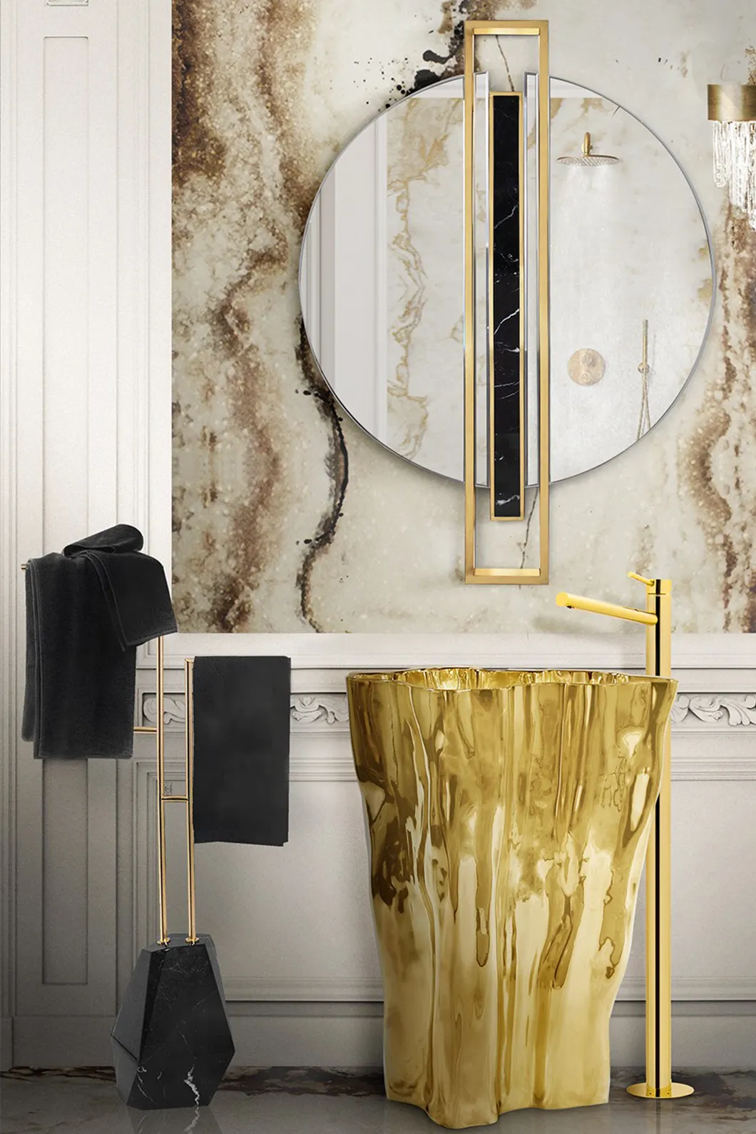 Полотенцедержатель Brilliance Black