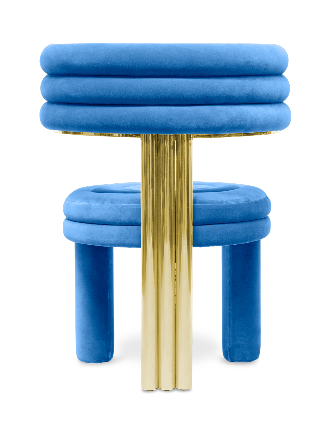 Обеденный стул синий Kerr