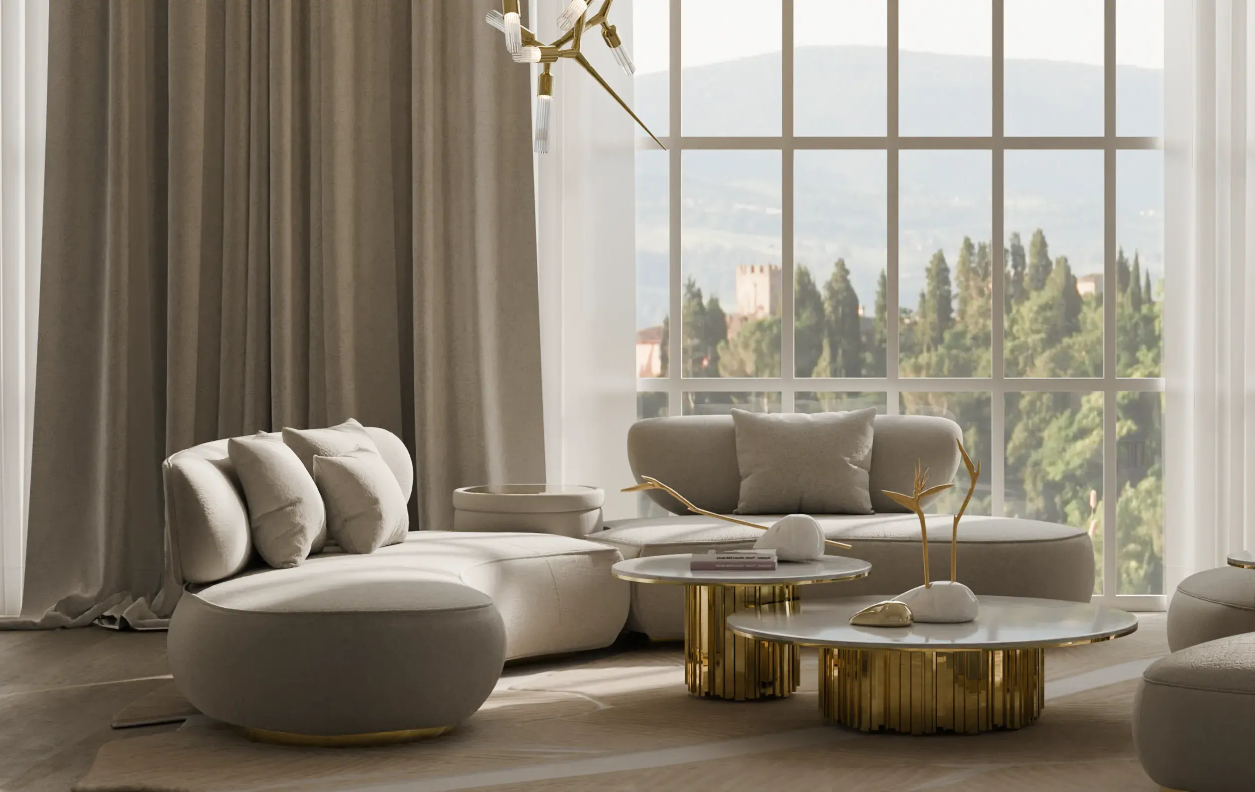 Диван круглый Lattice - 2