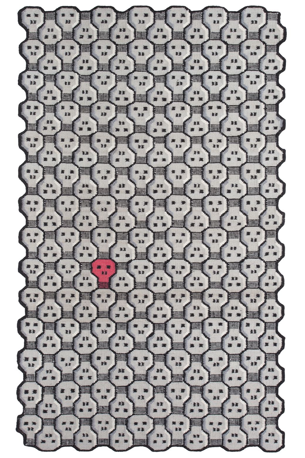 Маленький ковер ручной работы Knock Out