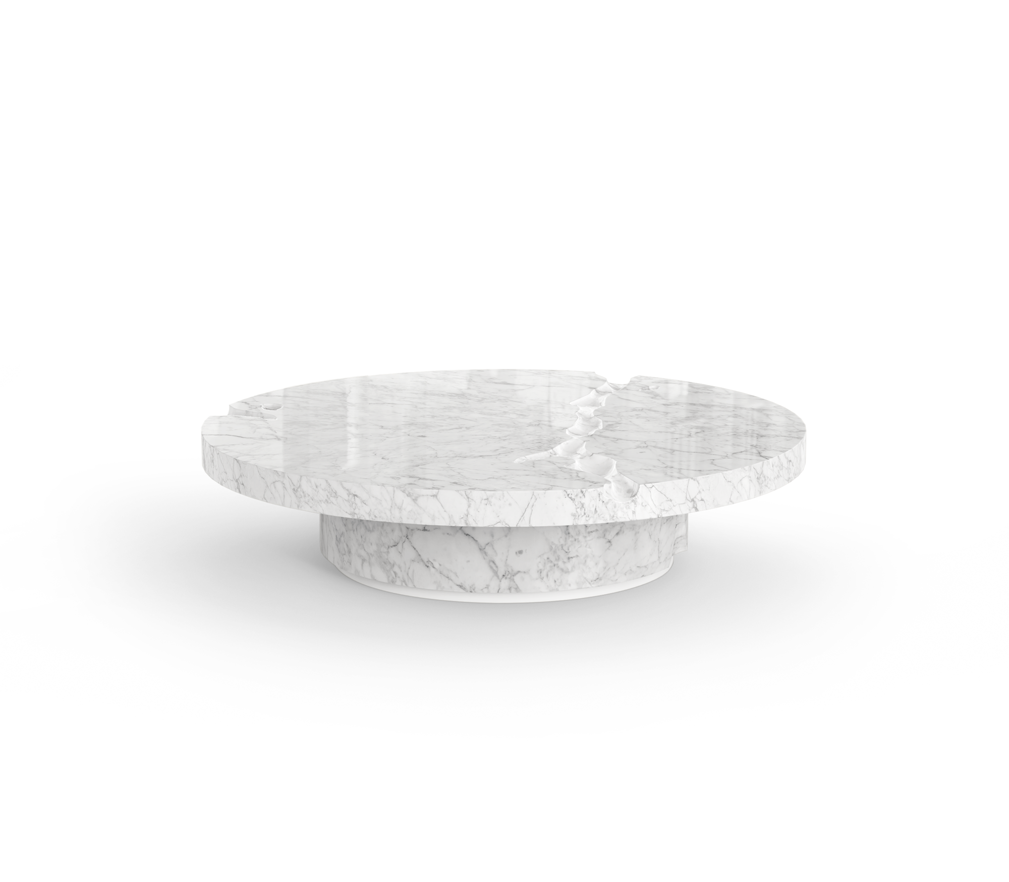 Центральный стол Dominion Carrara Marble, комплект из 3 предметов