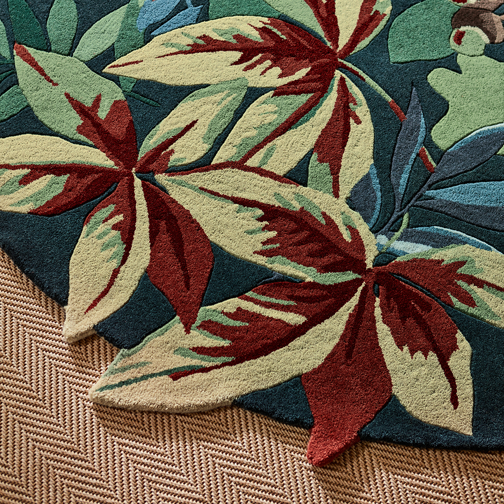 Домалақ кілем Robin’s Wood Forest Green 146508 | Өлшемі: Ø 150 см
