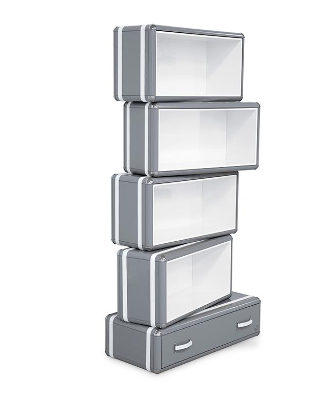 Книжная полка для детей Skyline Tower Grey