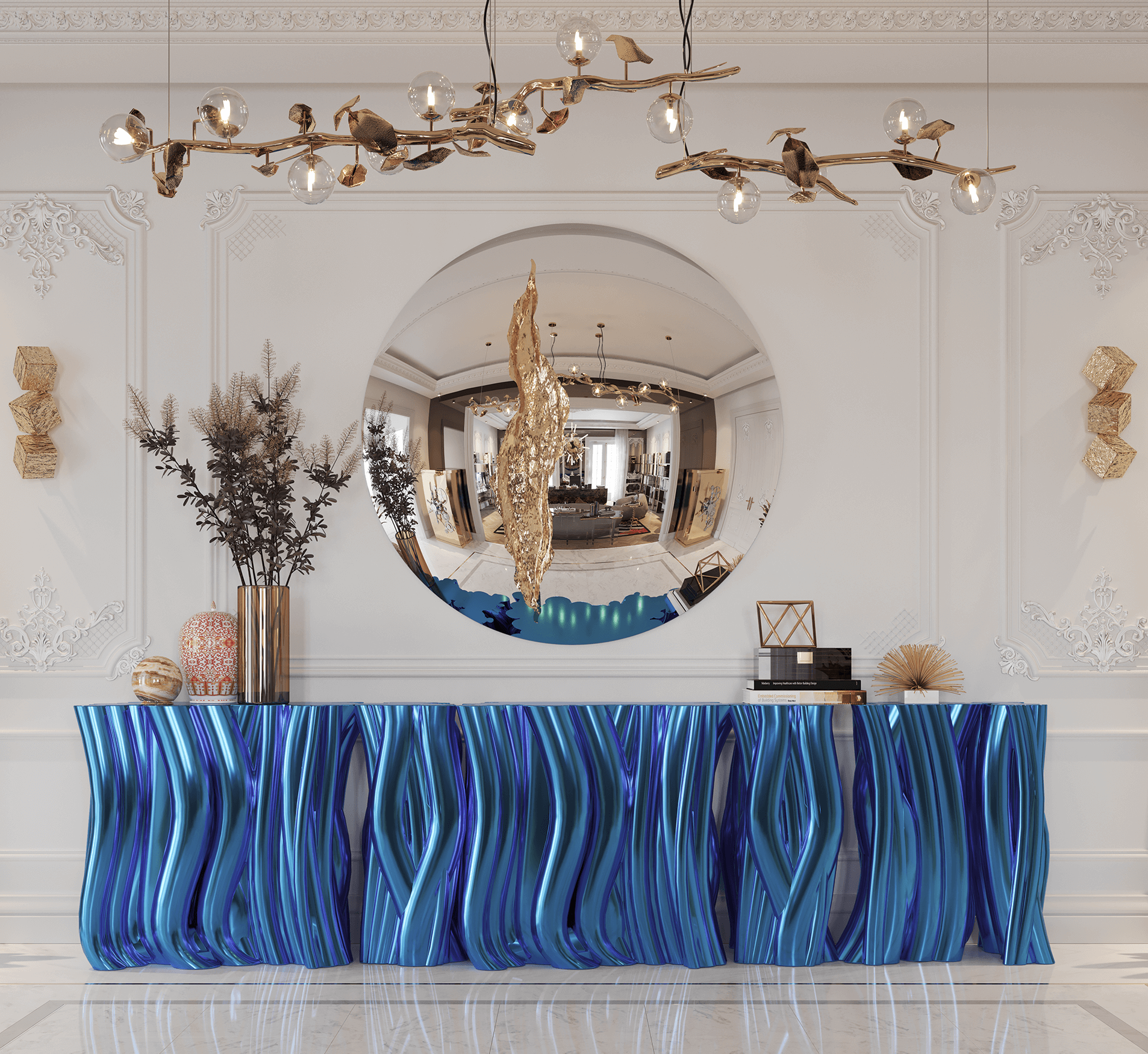 Буфет Monochrome Blue Premium