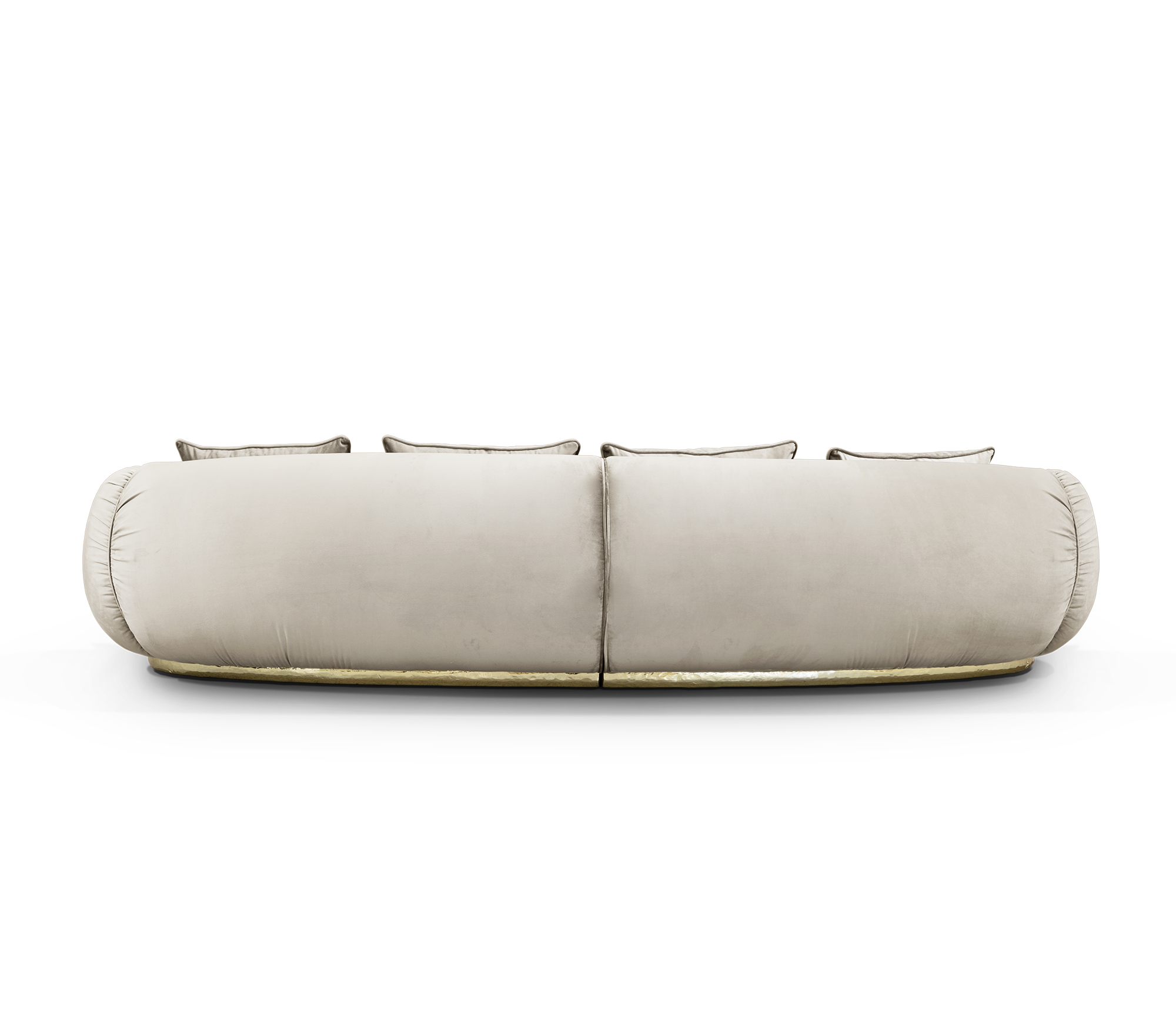 Изогнутый диван Solara Cream Luxe