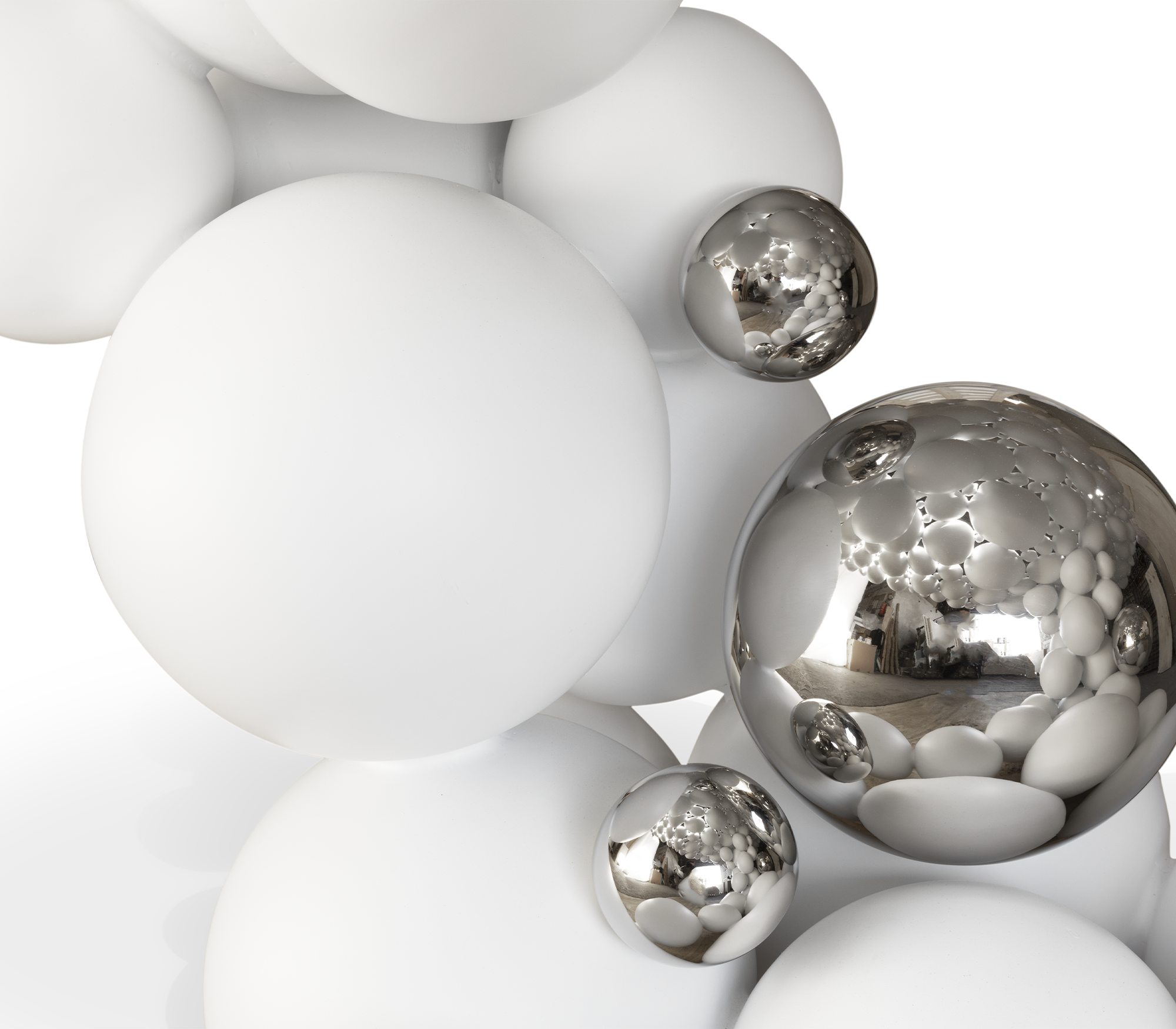 Обеденный стол Orbit White Luxe