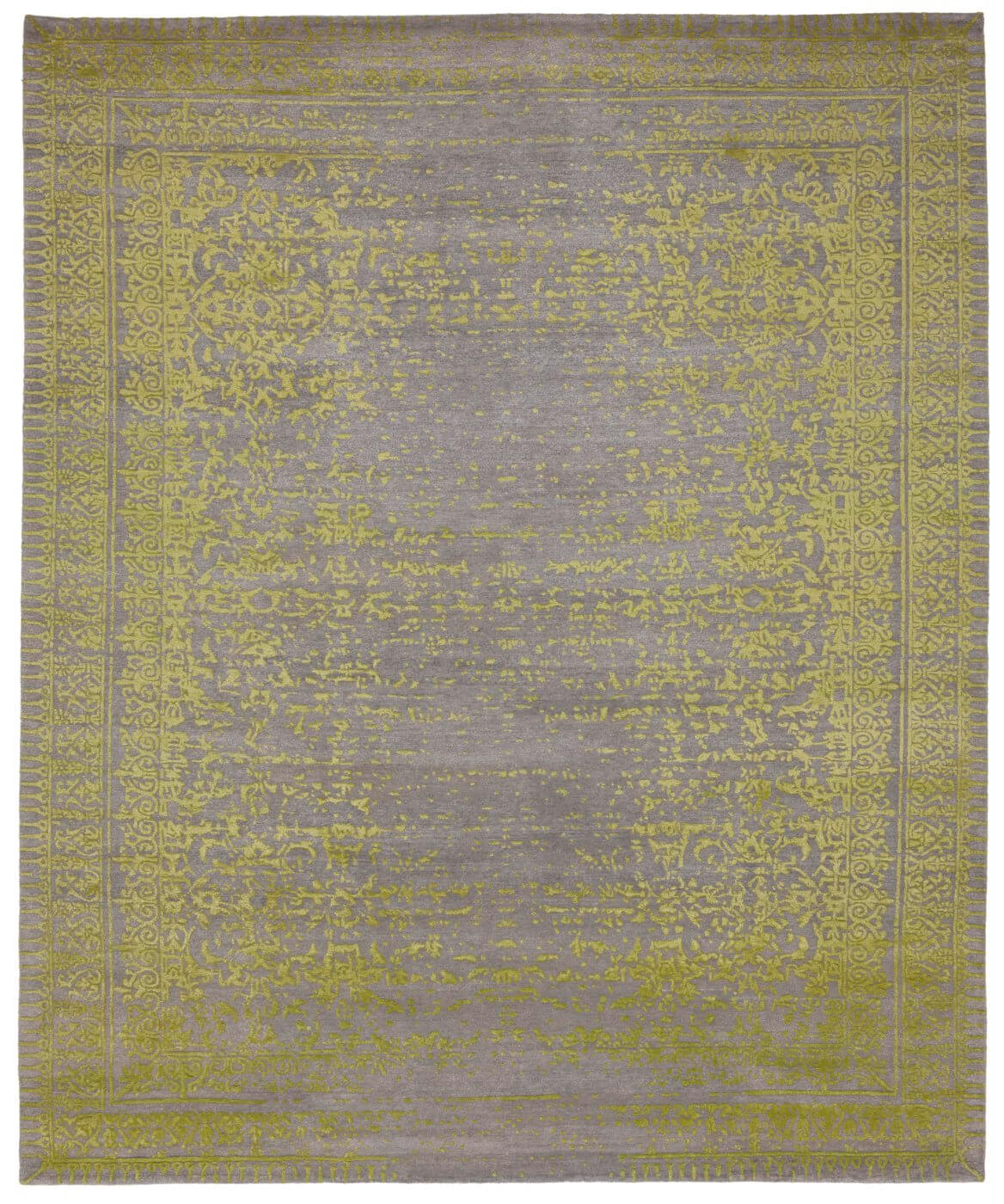 Кілем Ferrara Stomped Reverse Grey Yellow | Өлшемі: 350 x 450 см