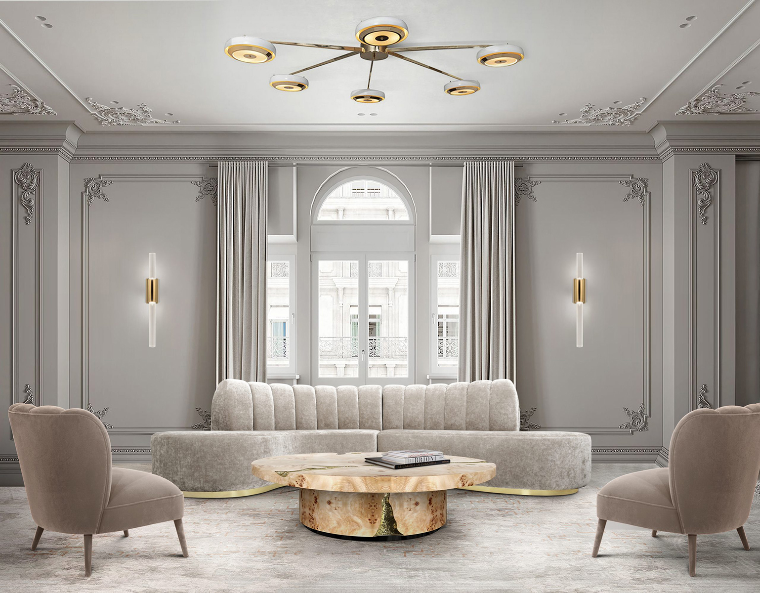 Төбелік шам Carter Ceiling - 2