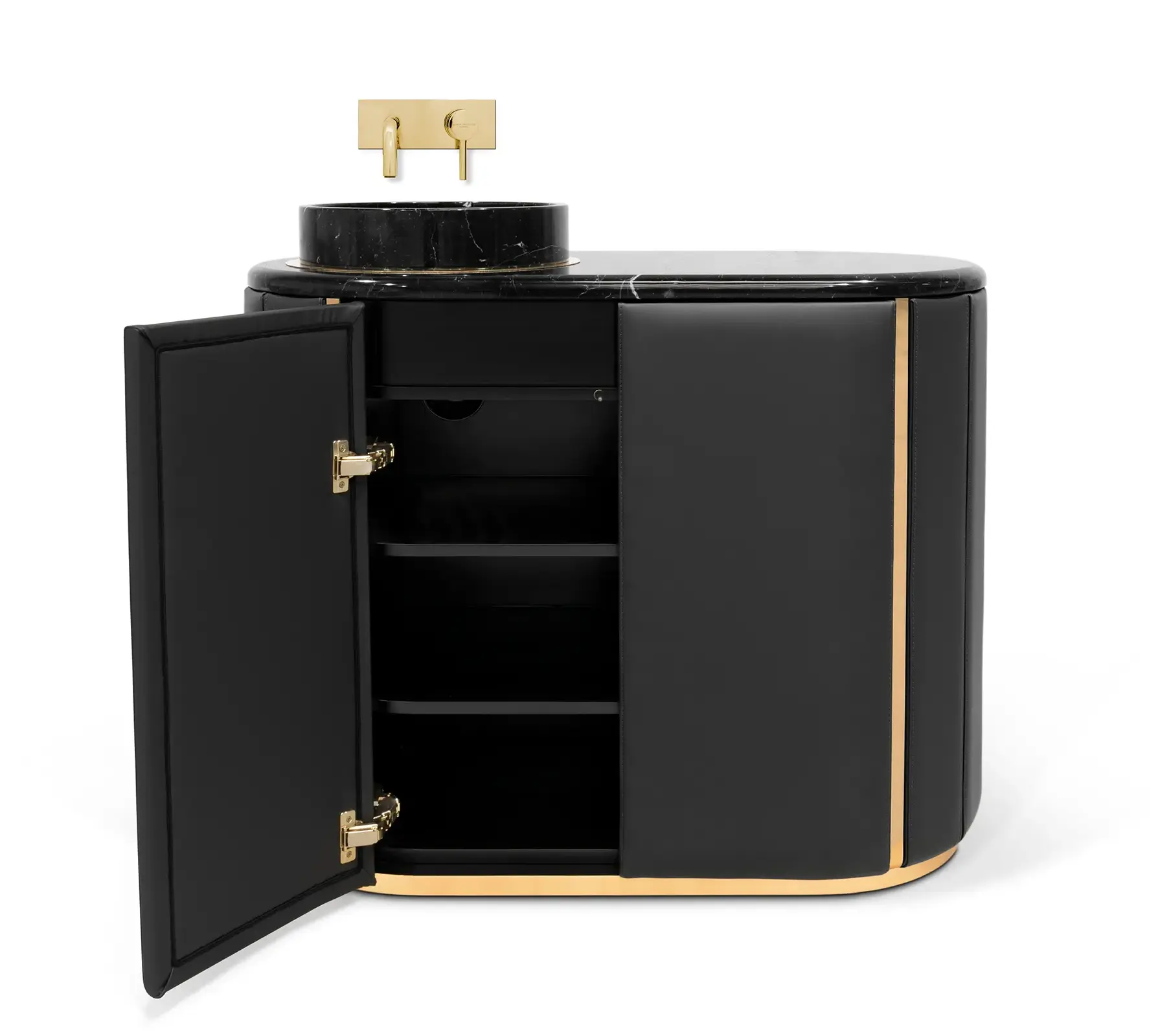 Тумба с раковиной Majestic Black