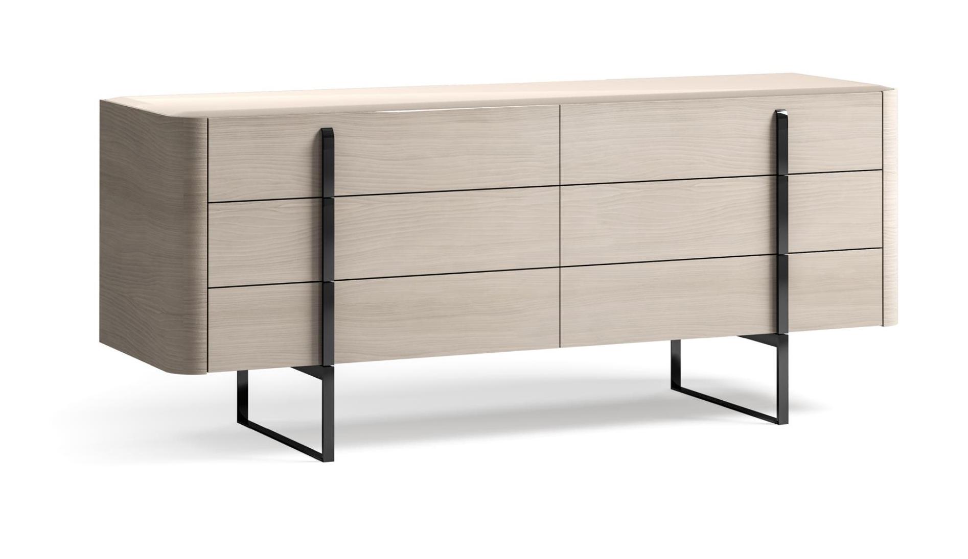 Комод с стеклянной столешницей 180 см Vista