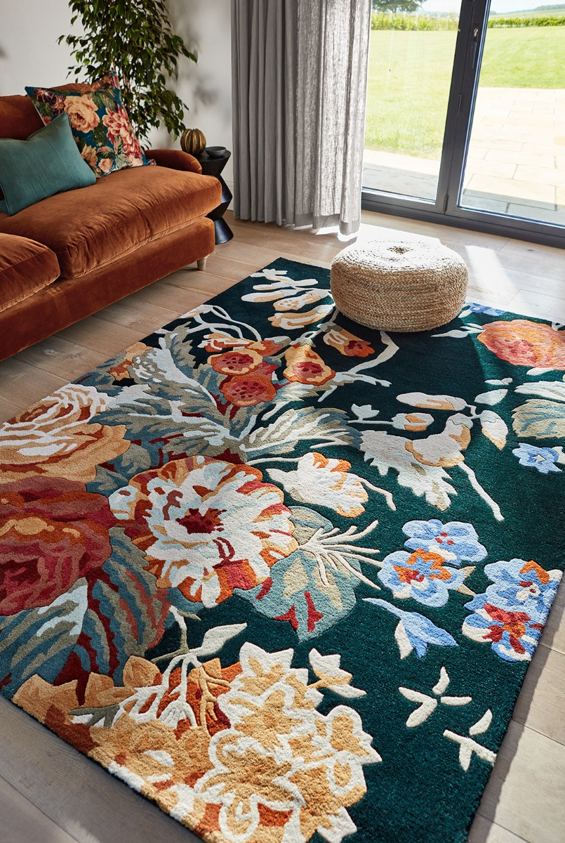 Ковер Stapleton Park Navy / Burnt Orange 45318 | Размер: 140 x 200 см