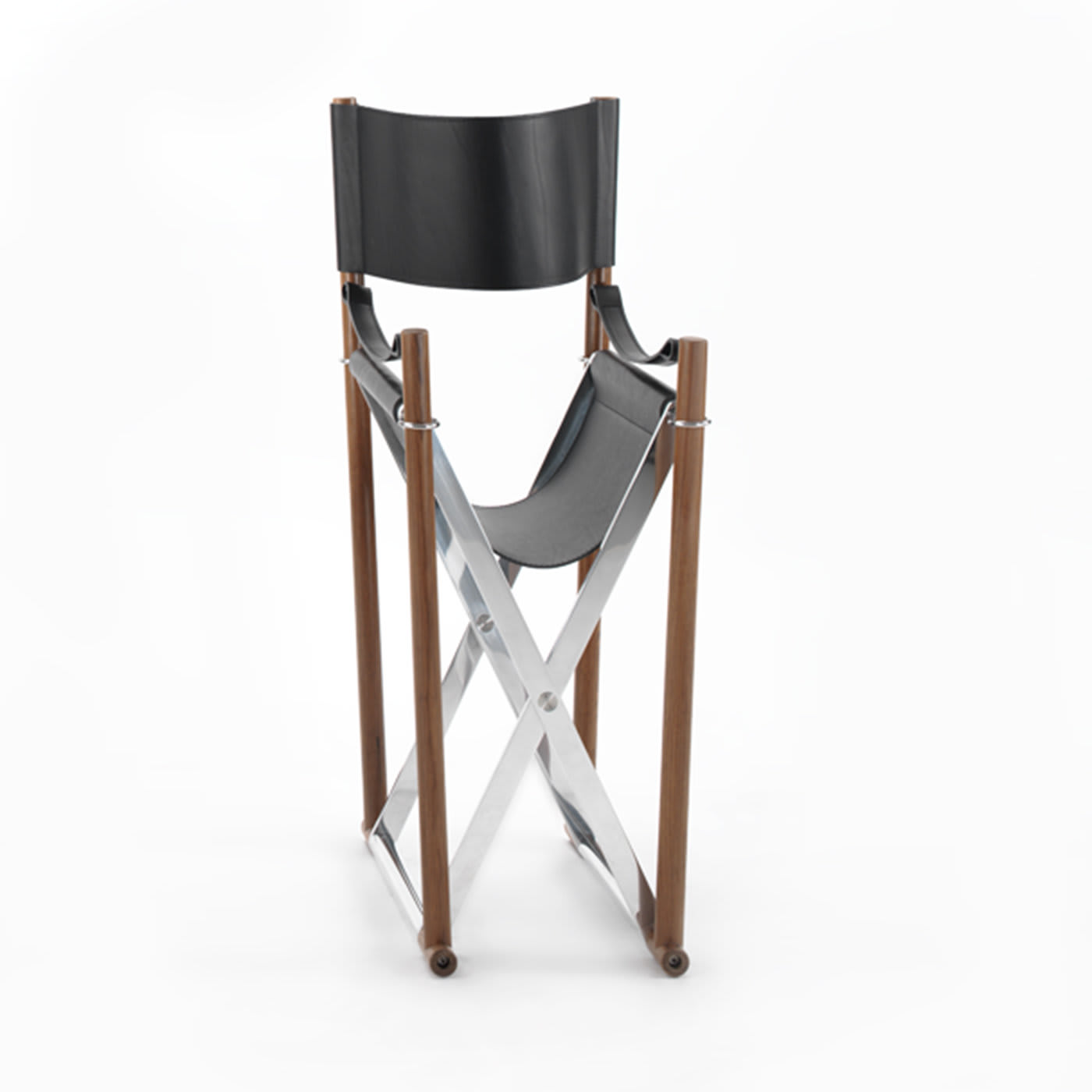 Кожаный стул Regista | Основа: Solid Black Walnut | Сиденье: Кожа