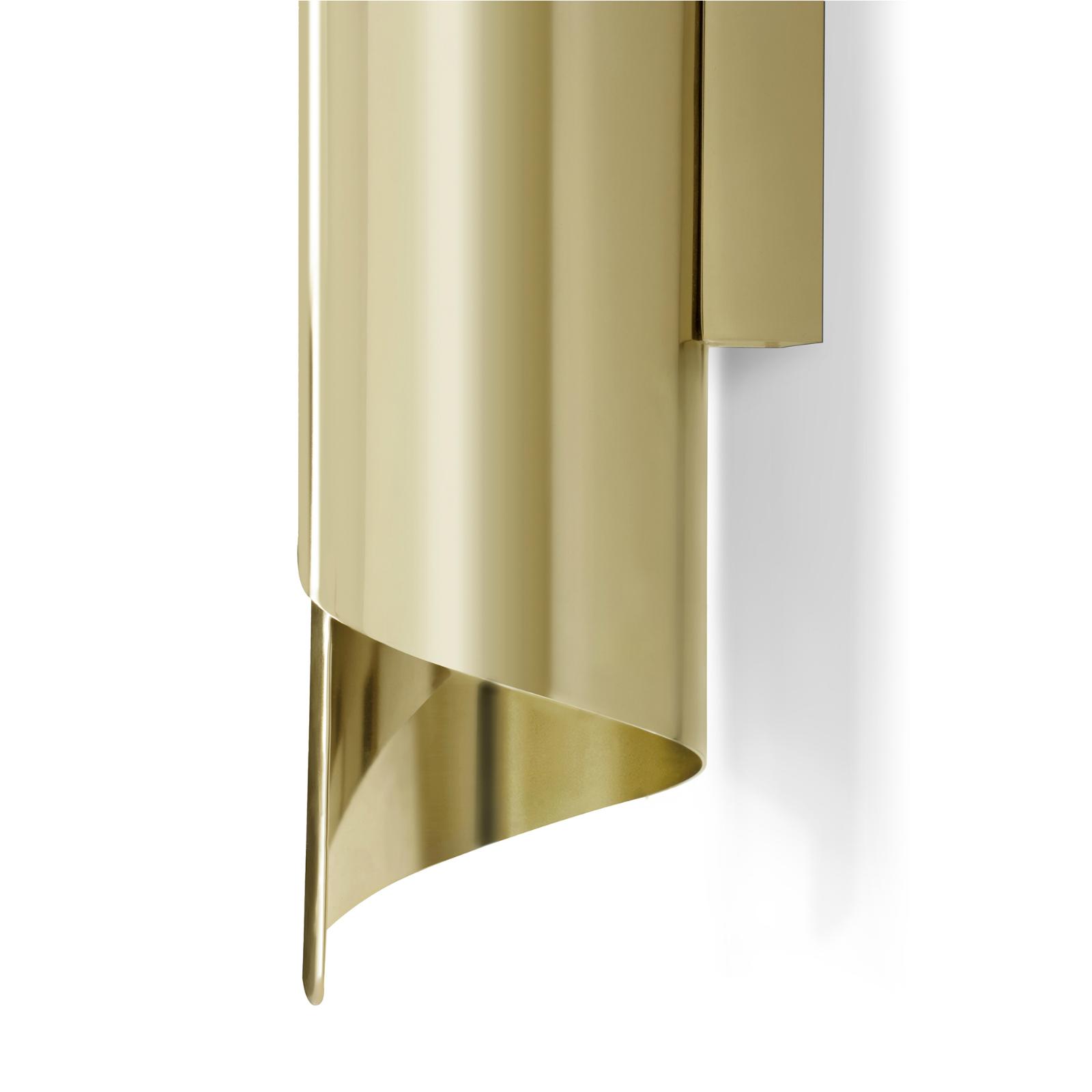 Настенное бра из состаренной латуни