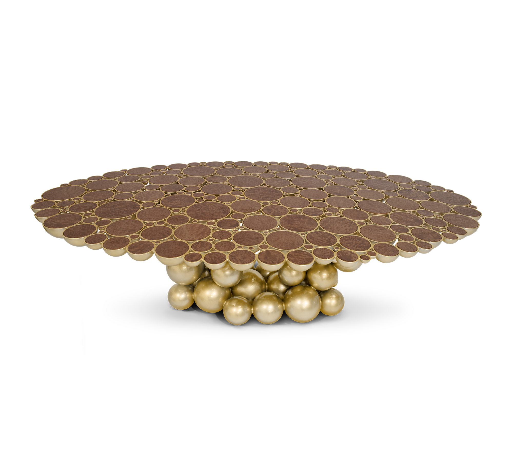 Обеденный стол Orbit Walnut Luxe