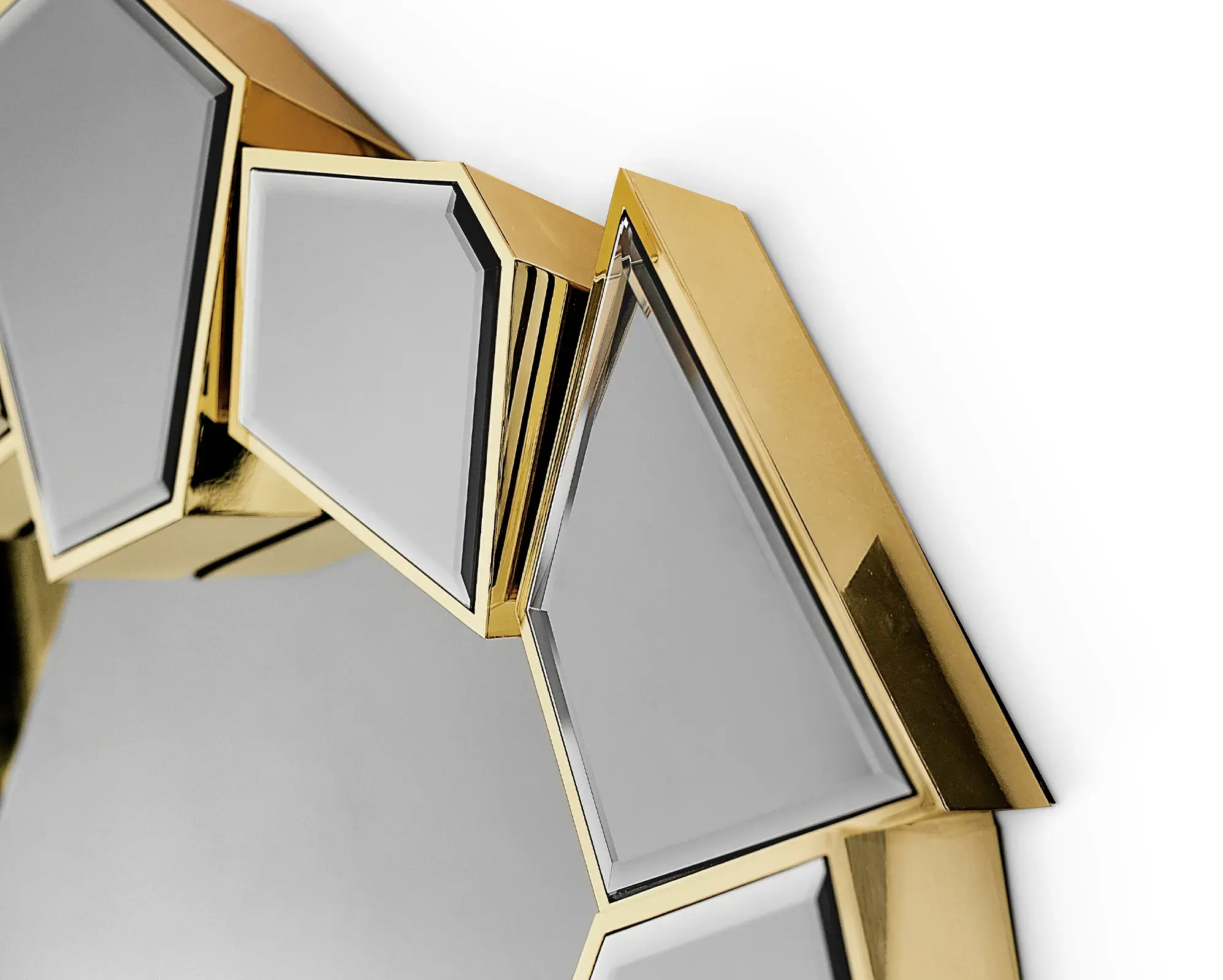 Круглое зеркало Shatter