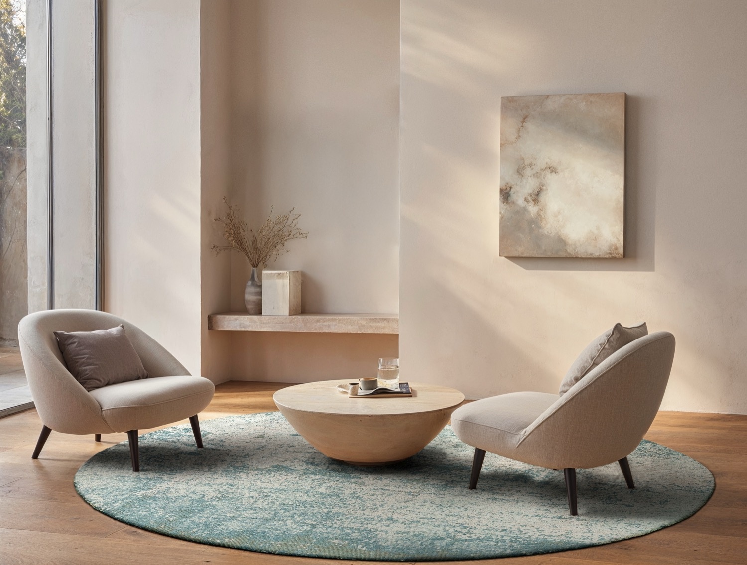 Дөңгелек кілем Neptune 9656 | Өлшемі: Ø 240 см Дөңгелек кілем Neptune 9656 | Өлшемі: Ø 240 см
