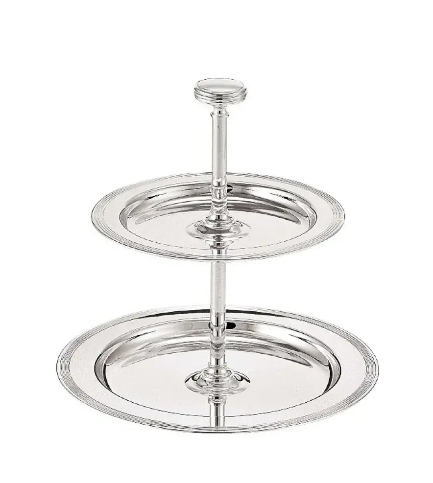 Фруктовница двухъярусная Italian Silver Fruit Stand