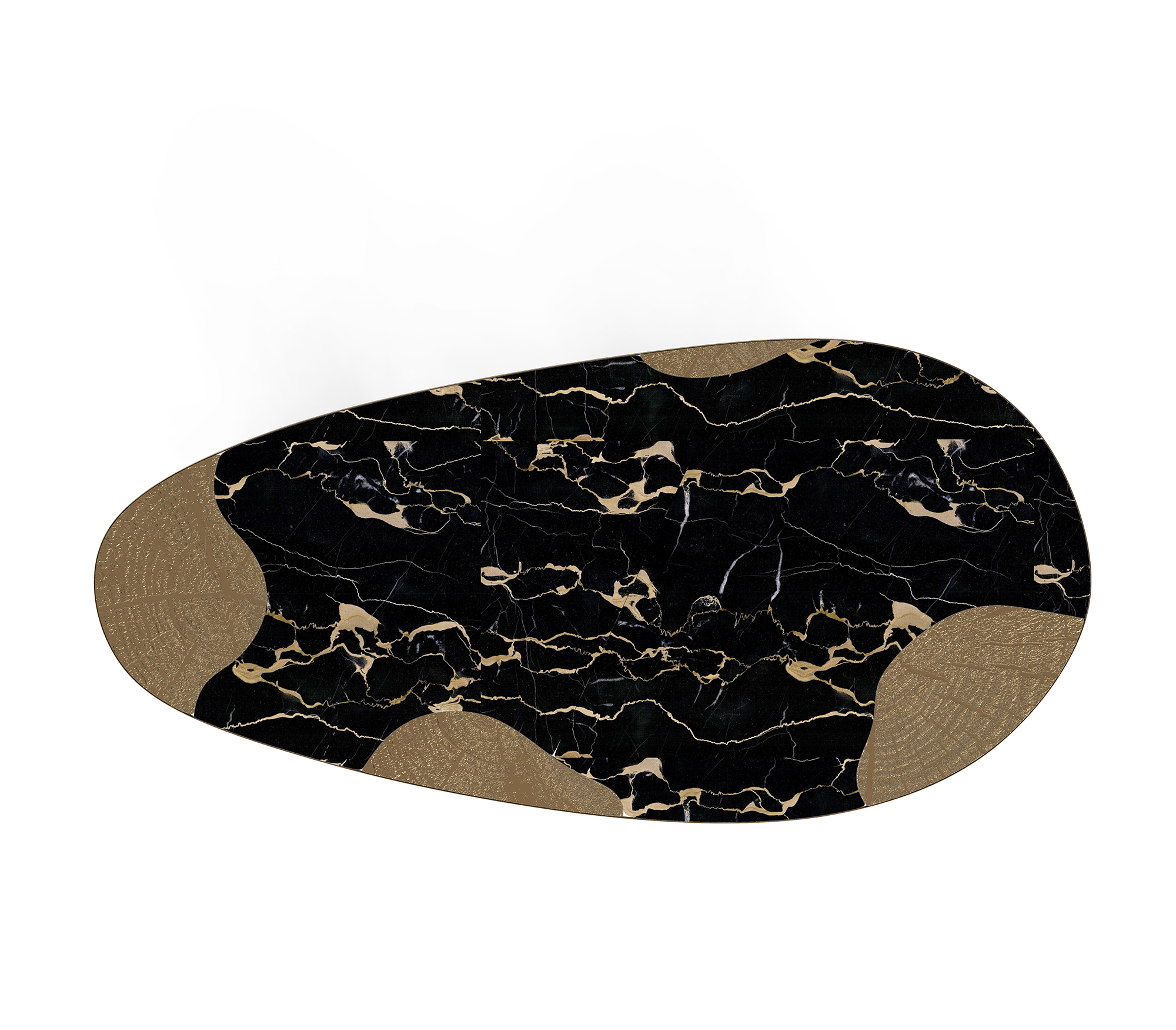 Ас үстелі Athena Portoro Marble & Patina