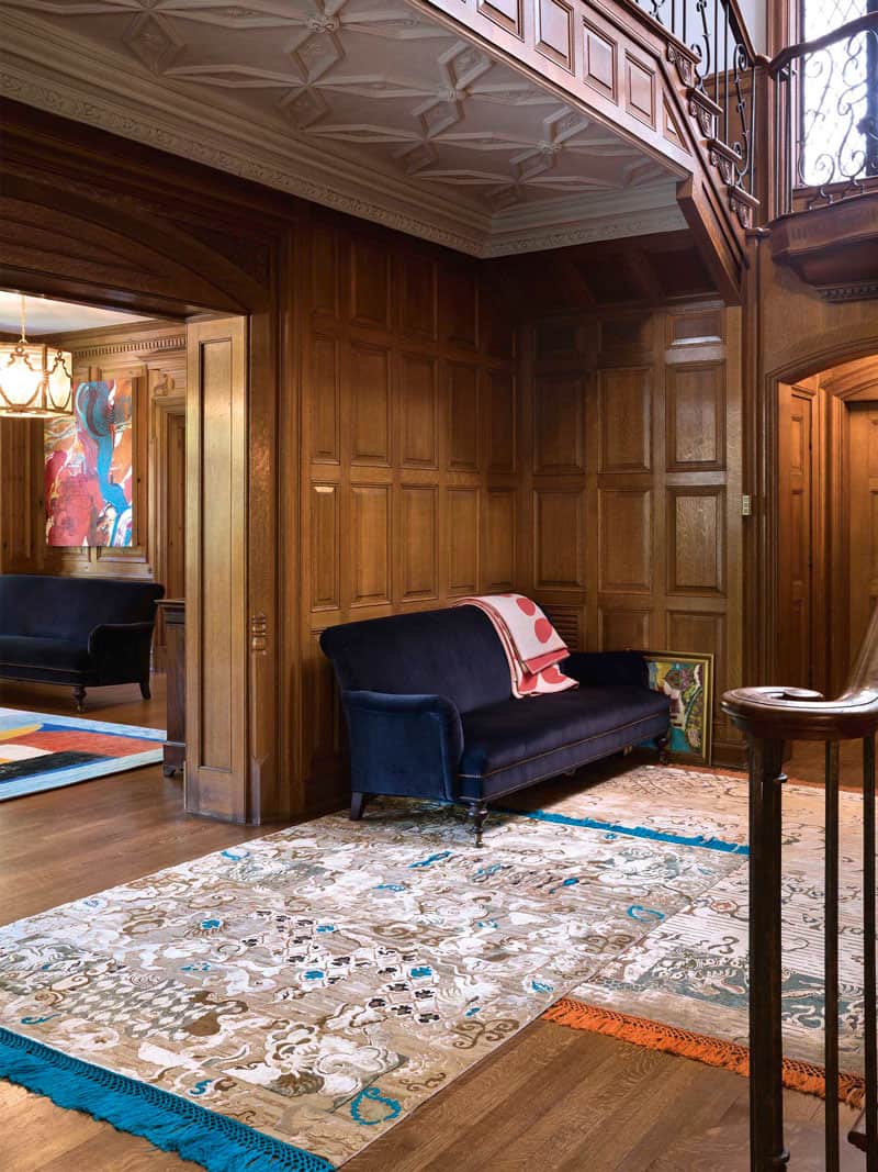 Роскошный ковер ручной работы Dragon