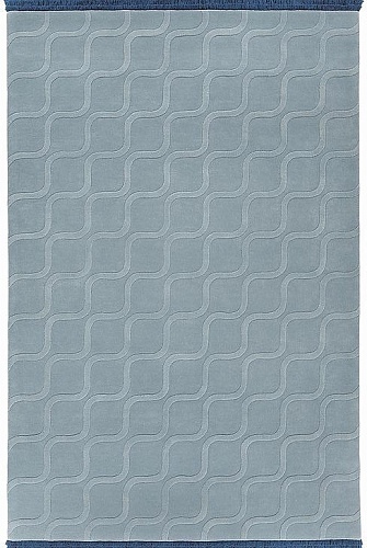 Голубой ковер ручной работы Light Blue