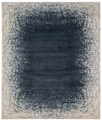 Ковер Ballpoint Art 6 Darkblue White