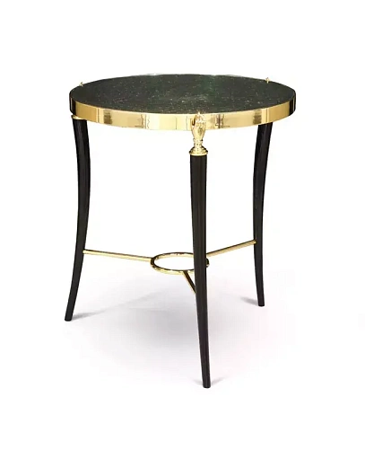 Приставной стол с отделкой из перьев павлина Gisette